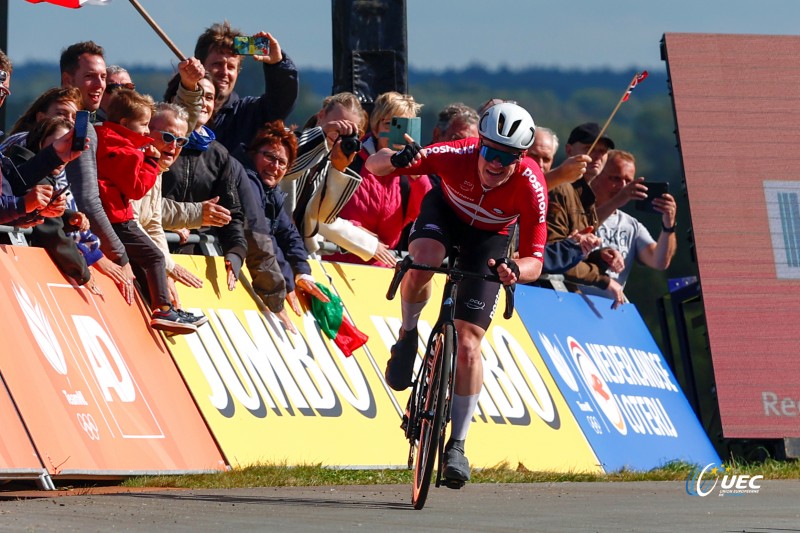 2023 UEC Road European Championships - Drenthe - Under 23 Men's Road Race - Coevorden - Col Du VAM 108 km - 22/09/2023 - Henrik Pedersen (Denmark) - photo Luca Bettini/SprintCyclingAgency?2023